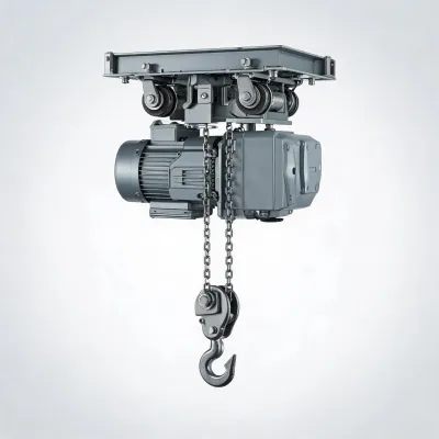 2 ton electric chain hoist with trolley